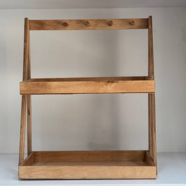 استند دو طبقه آویز دار