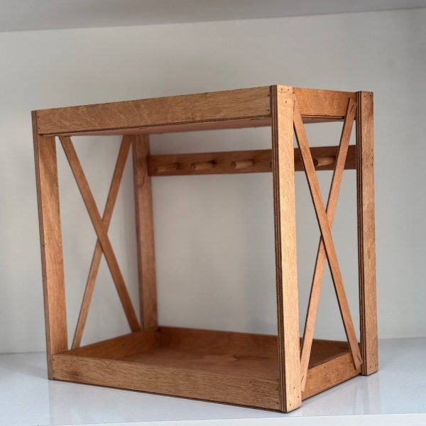 استند دو طبقه آویز دار ضربدری