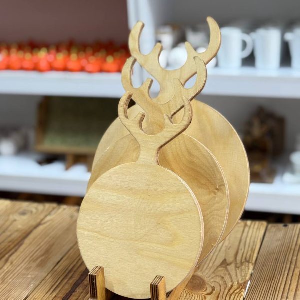 تخته سرو دایره با پایه